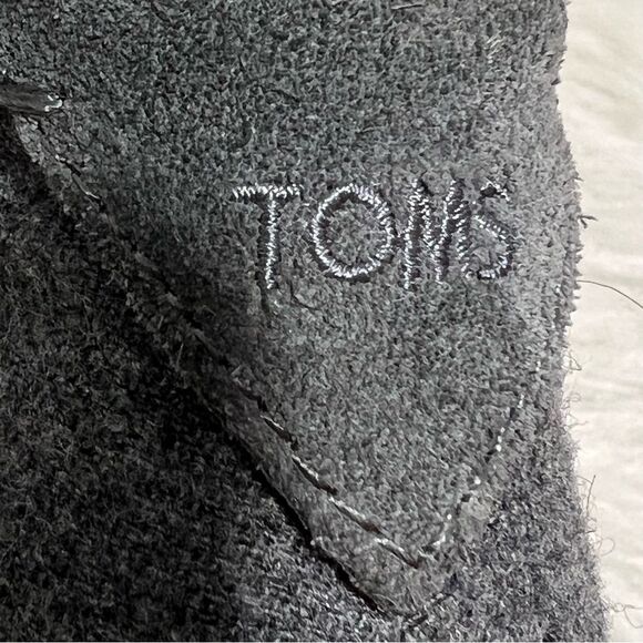 Toms Lunata‎ Grey Suede Block Heeled Lace-Up Booties -- 8.5 - Picture 10 of 13